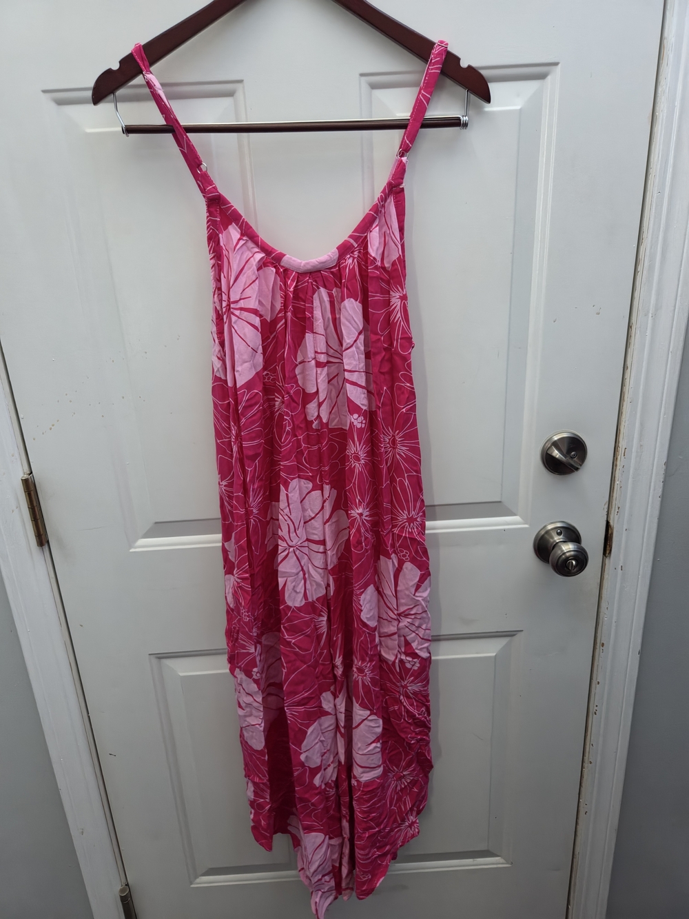 ALOHA Collection Hot Pink Tropical Sundress